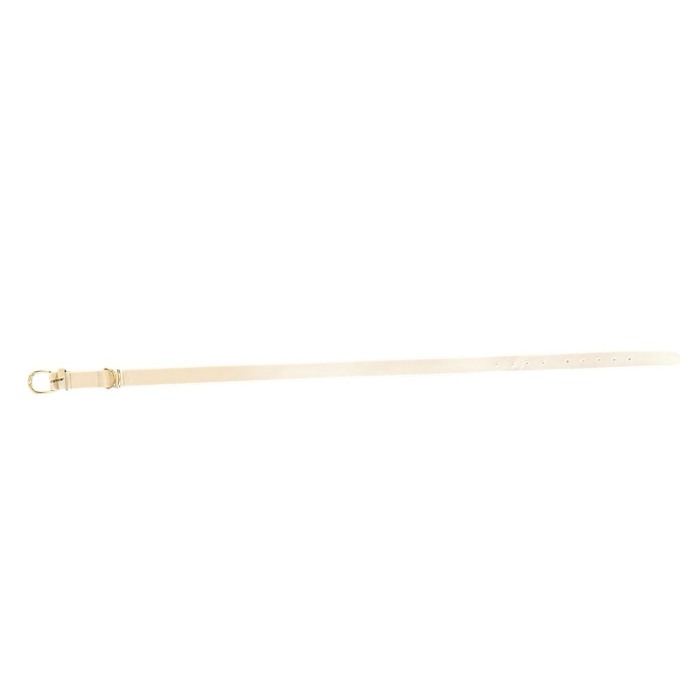 ZARA Cream Leather Belt